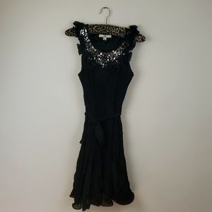 Little Black Dress with Sequin Detail